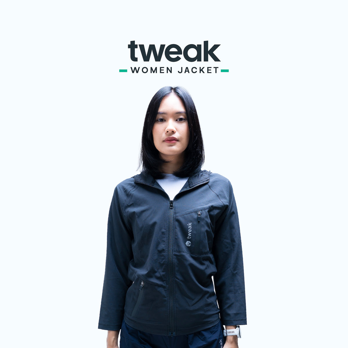 TWEAK Training Hoodie Jacket Navy - Women