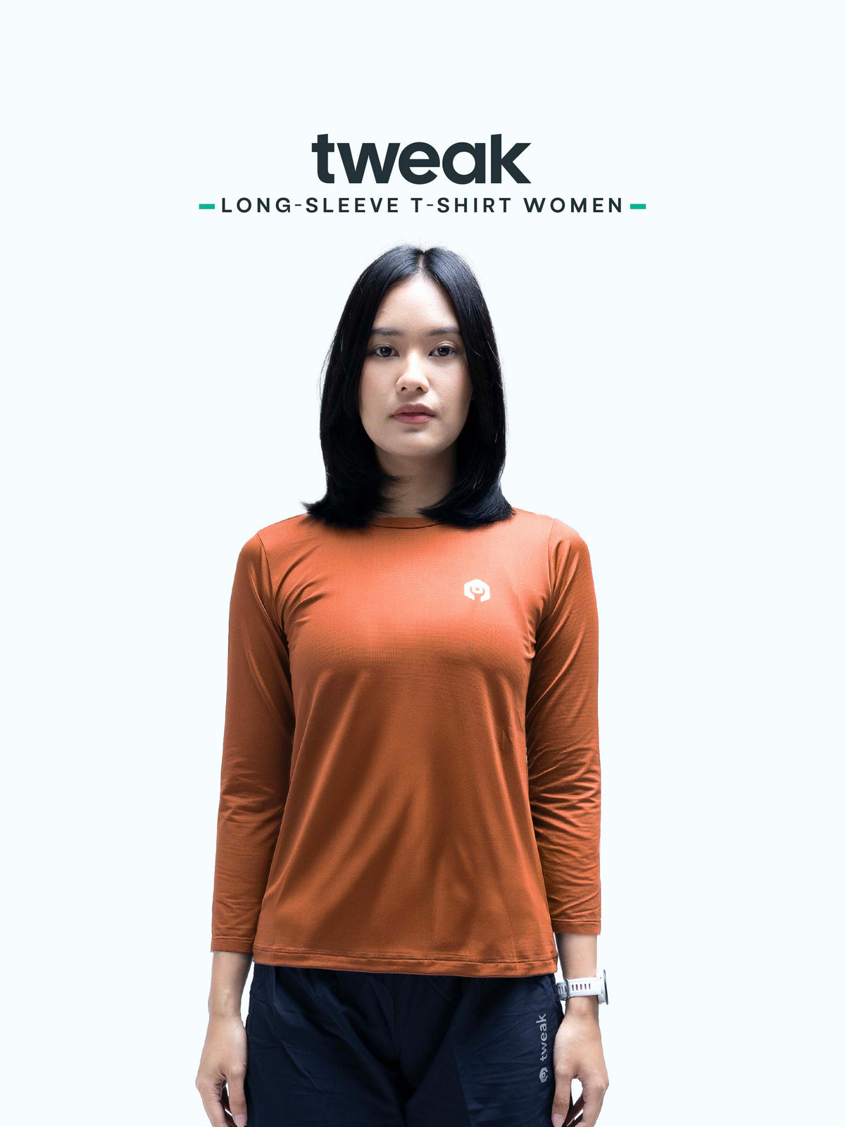 TWEAK Long Sleeve Tshirt Brown - Women
