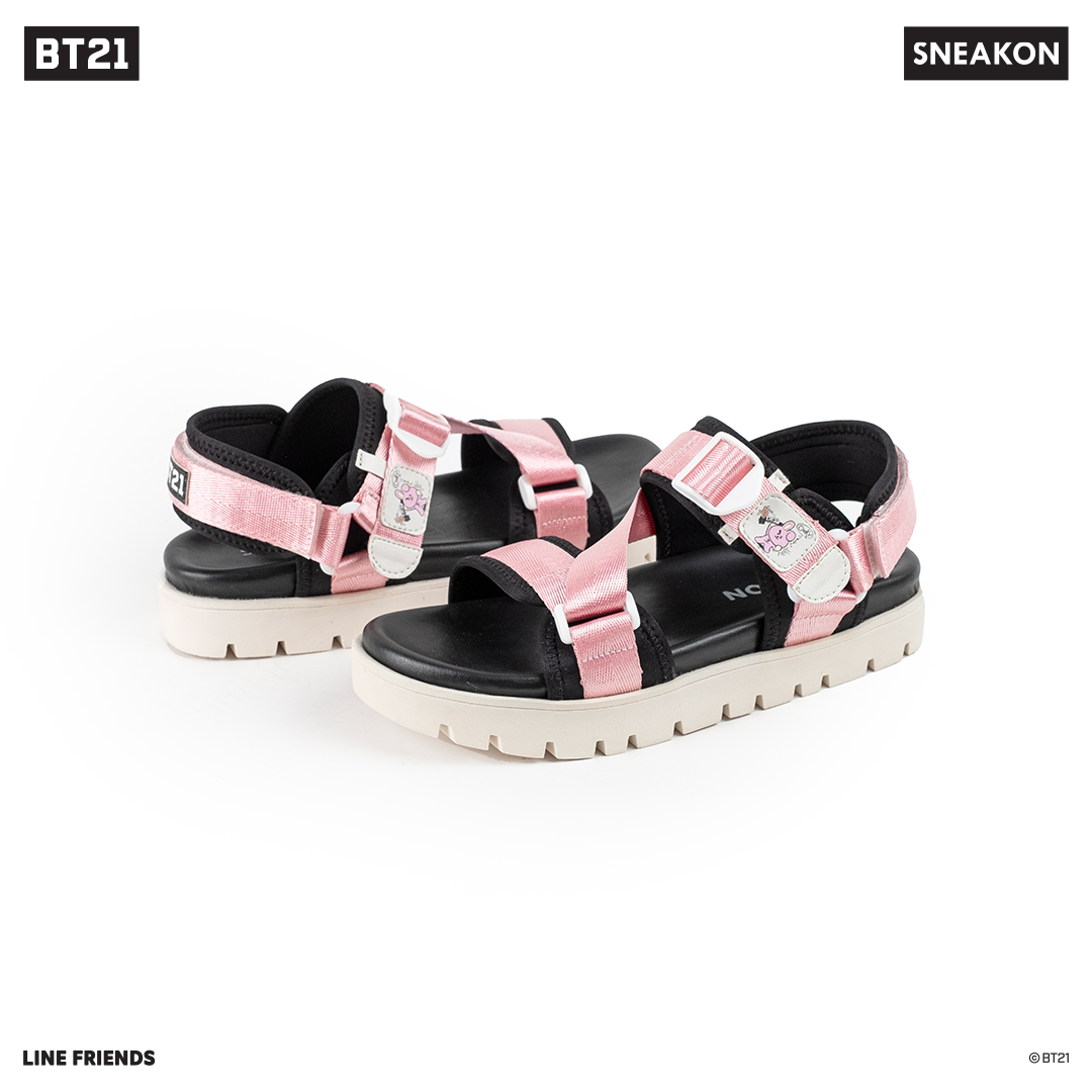 Sneakon BT21 Doodle Sandals - COOKY