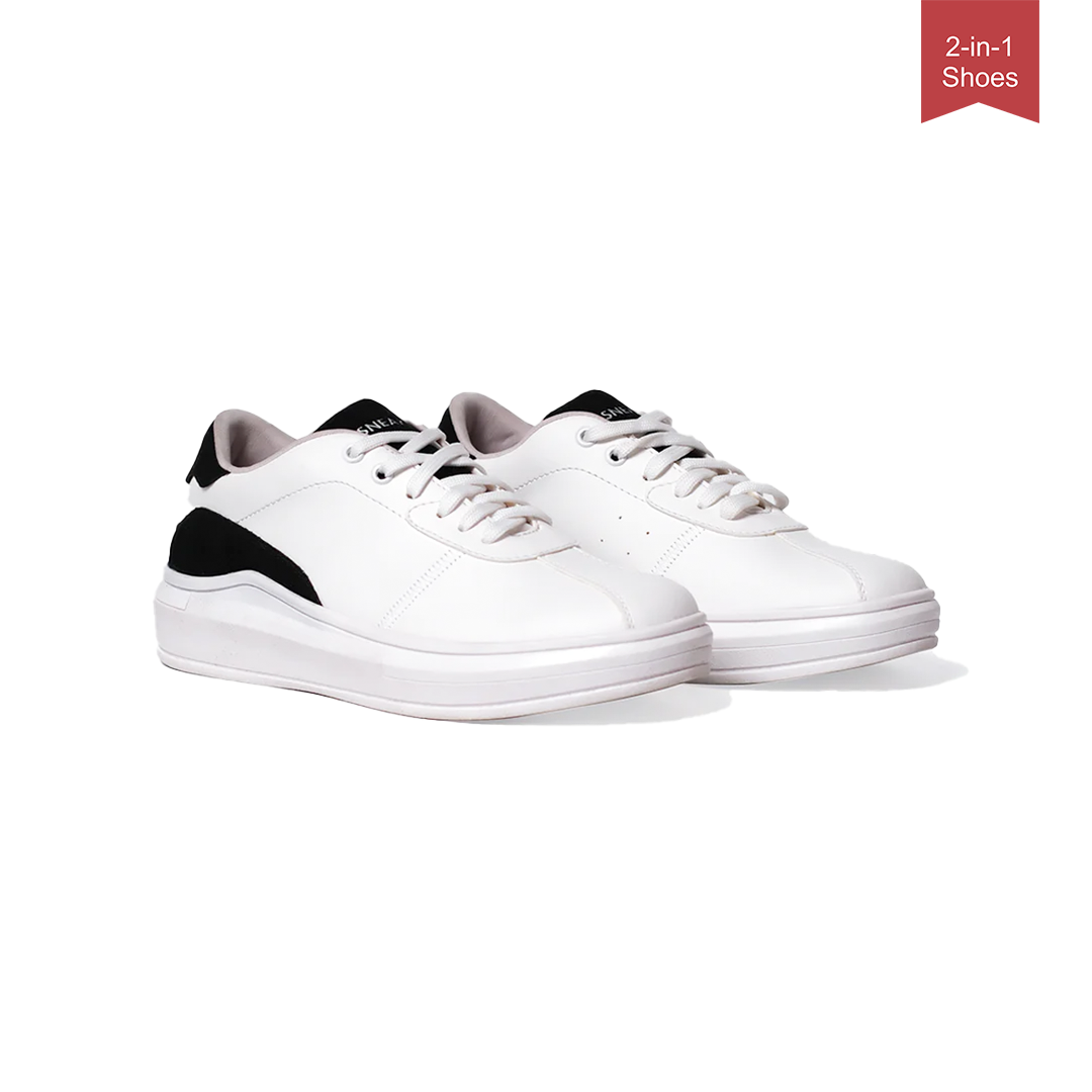 CS - Sneakon 2in1 Ultra WhiteBlack - Women