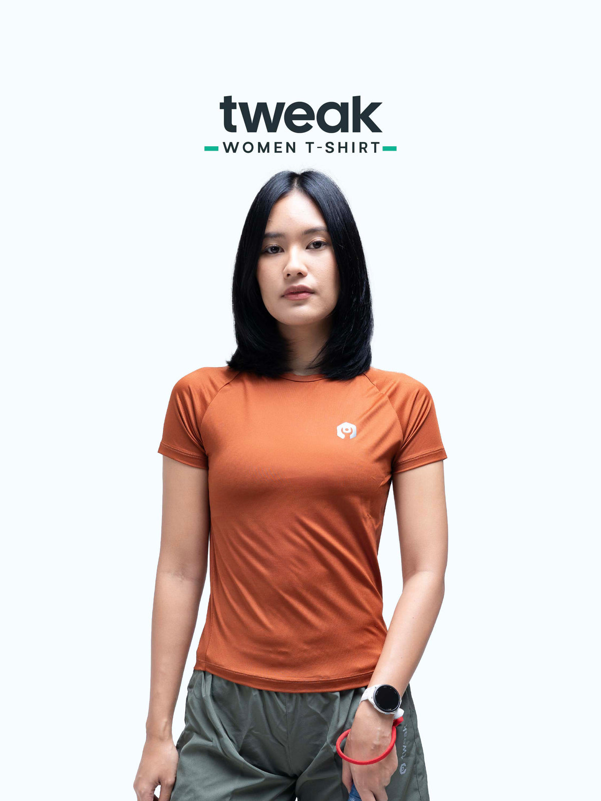 TWEAK Basic Tshirt Brown - Women
