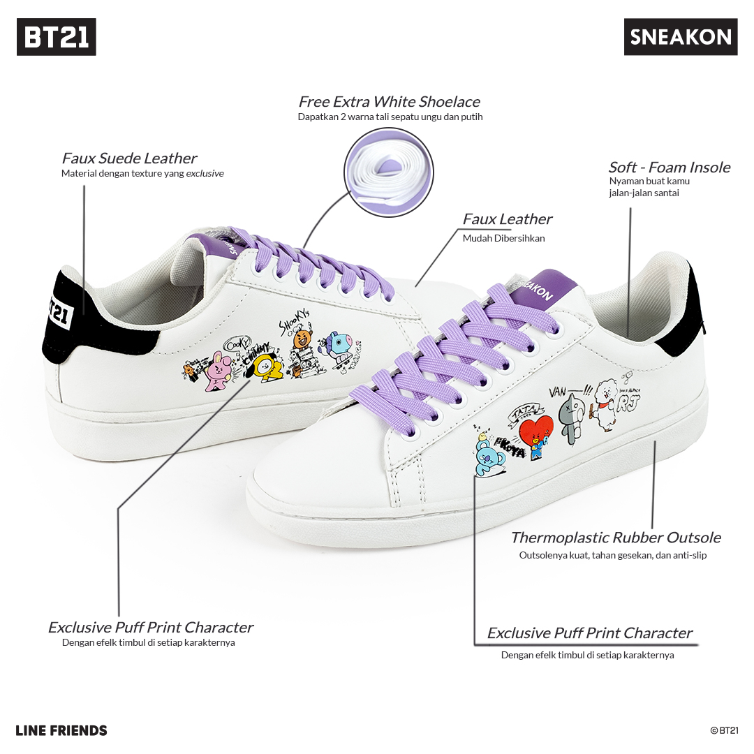 Sneakon BT21 Doodle Sneakers