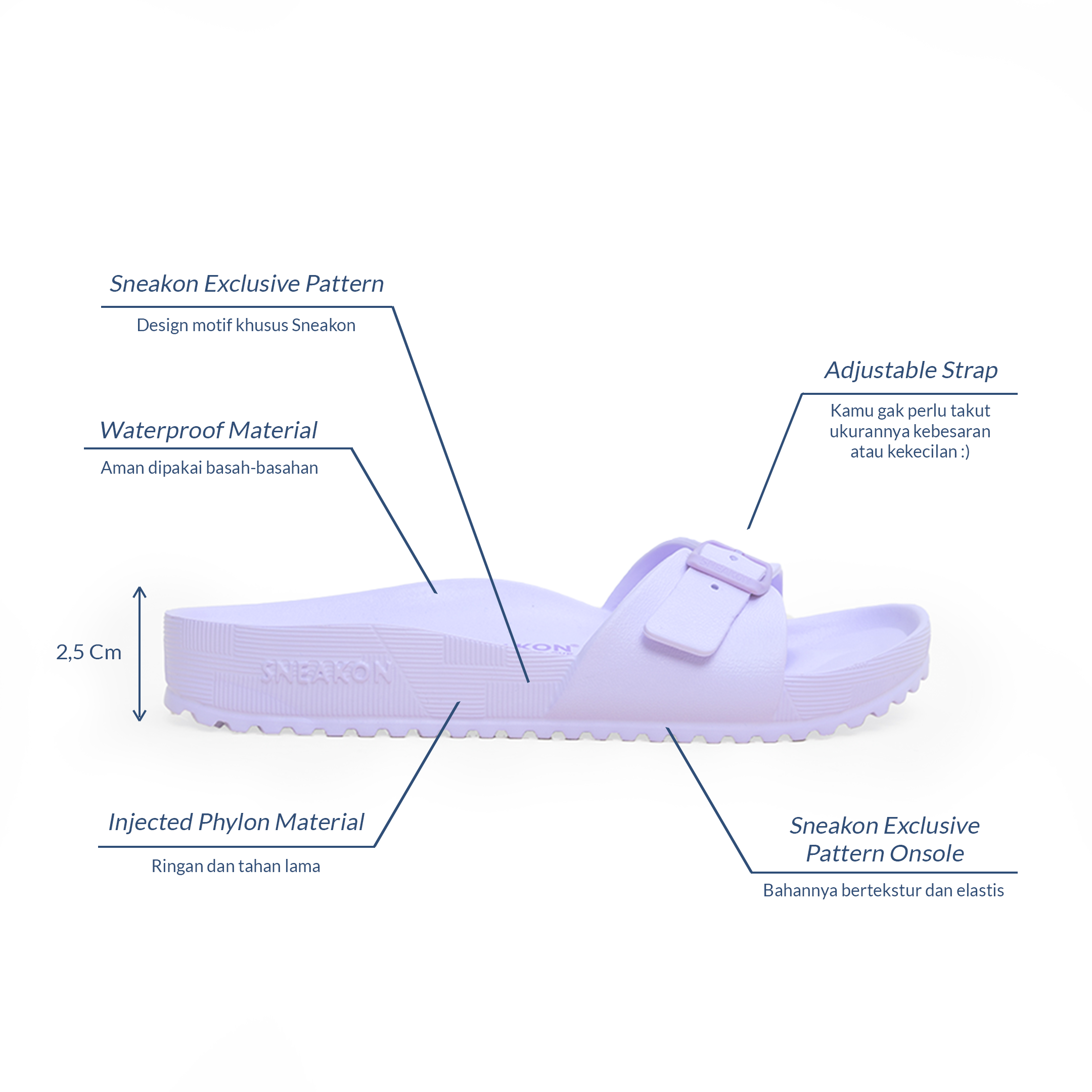 Sneakon Lite Sandal Lilac - Women