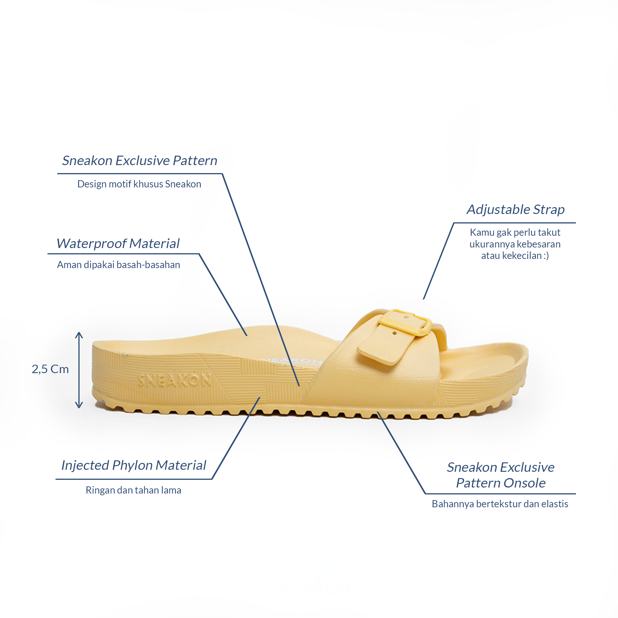 Sneakon Lite Sandal Yellow - Women