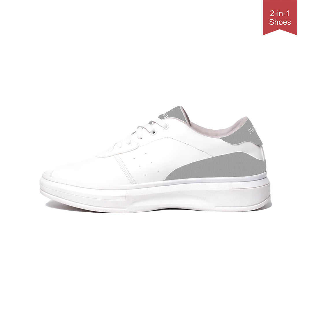 CS - Sneakon 2in1 Ultra WhiteGrey - Women