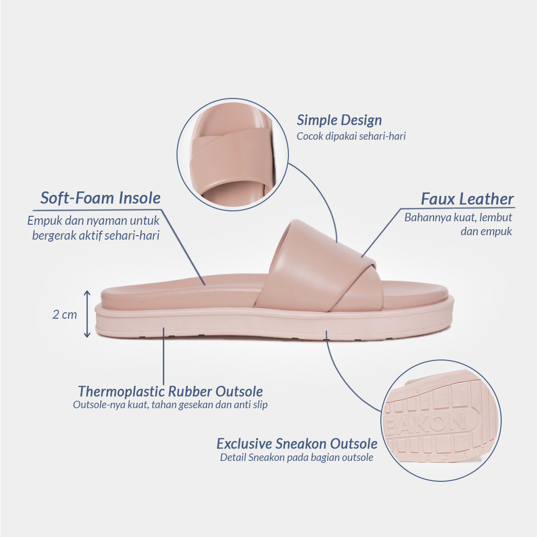 CS - Sneakon Floryn Sandal DustyPink - Women