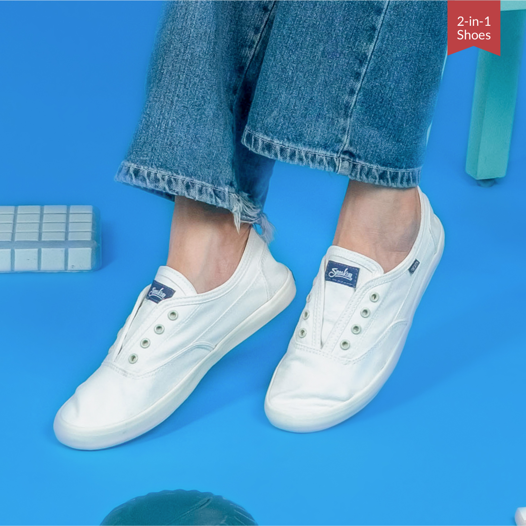 Sneakon 2in1 Classic Dusty White - Women