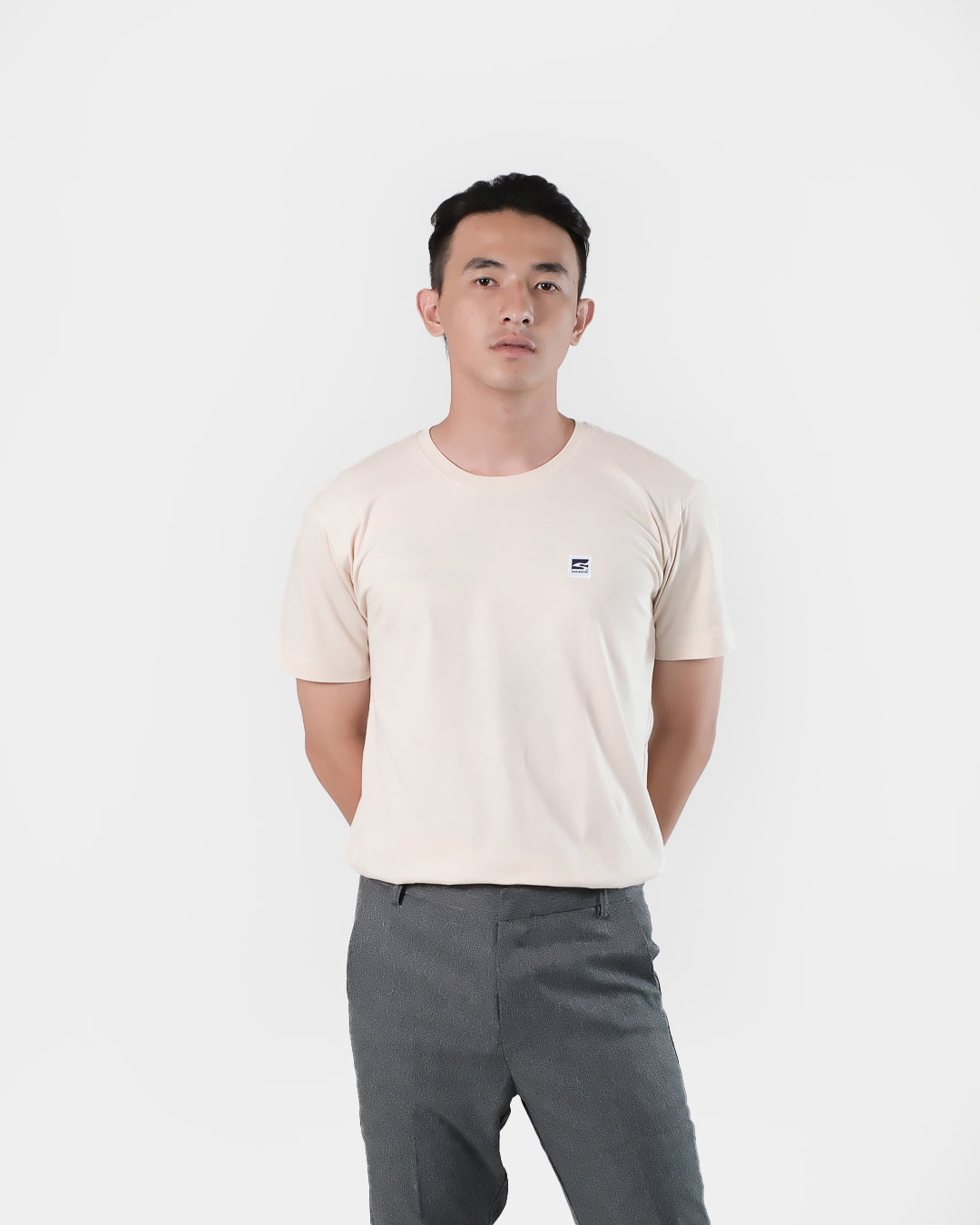 Sneakon Unisex Basic Tshirt Cream