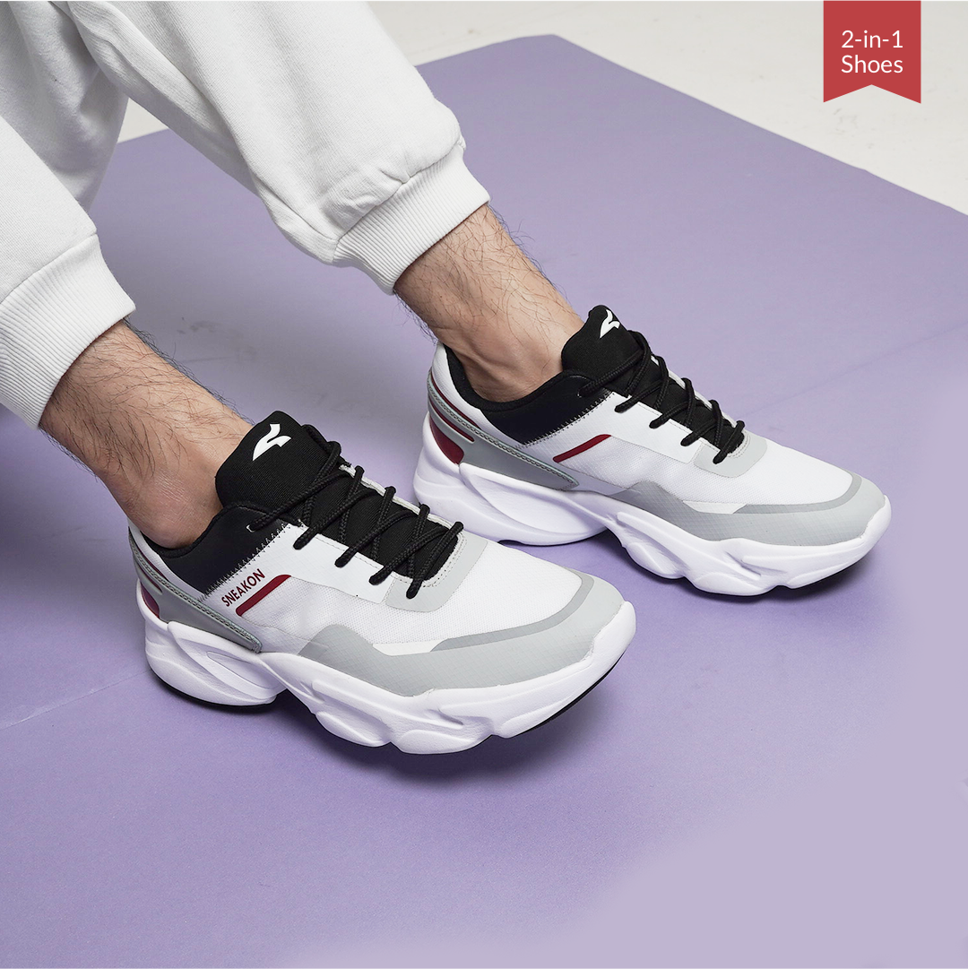 Sneakon 2in1 Prime RedWhite- Unisex