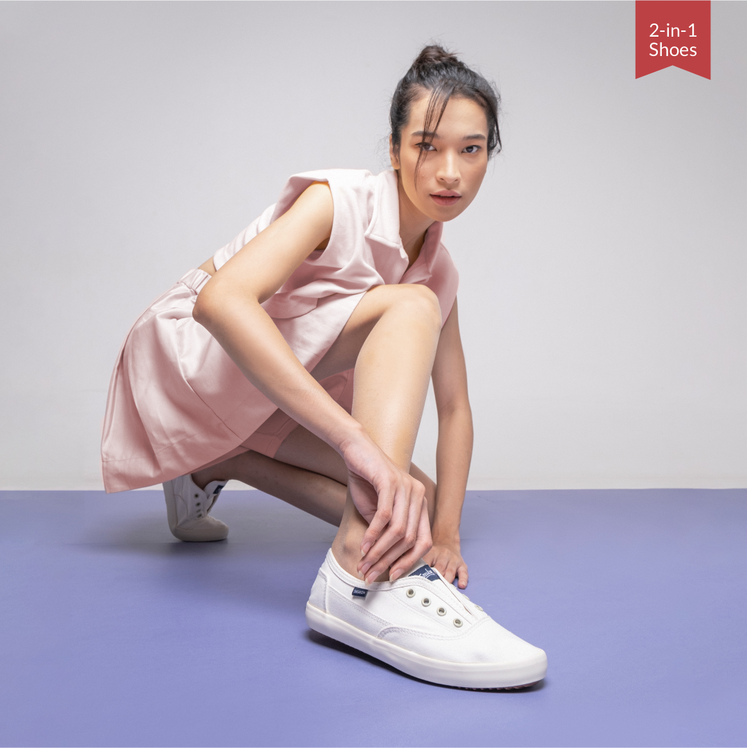 Sneakon 2in1 Classic Dusty White - Women