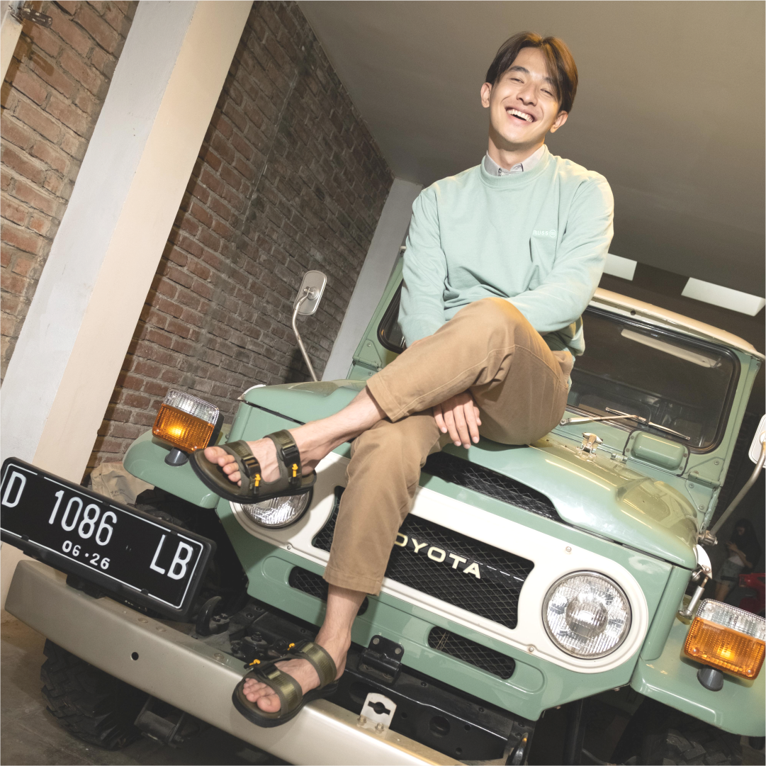 Sneakon Ease Sandals Olive - Men