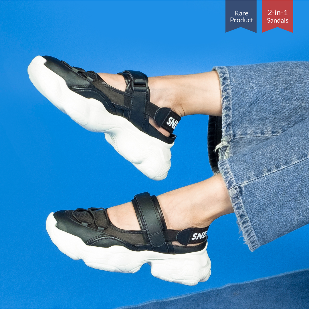 Sneakon 2in1 Posh Black - Women