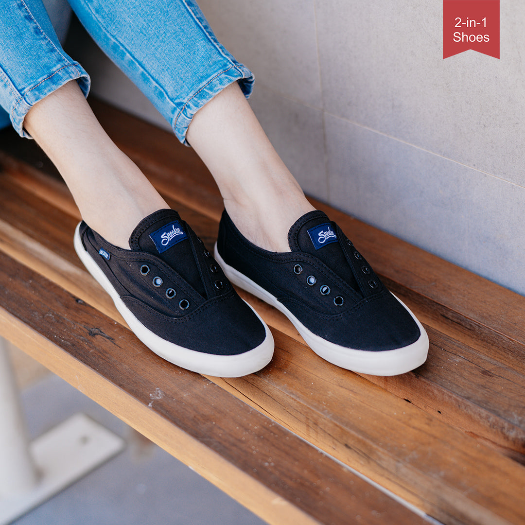 Sneakon 2in1 Classic BlackWhite - Women