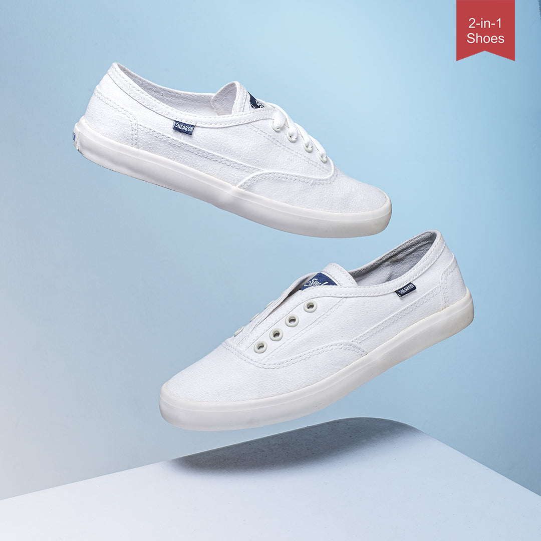 Sneakon 2in1 Classic Dusty White - Women