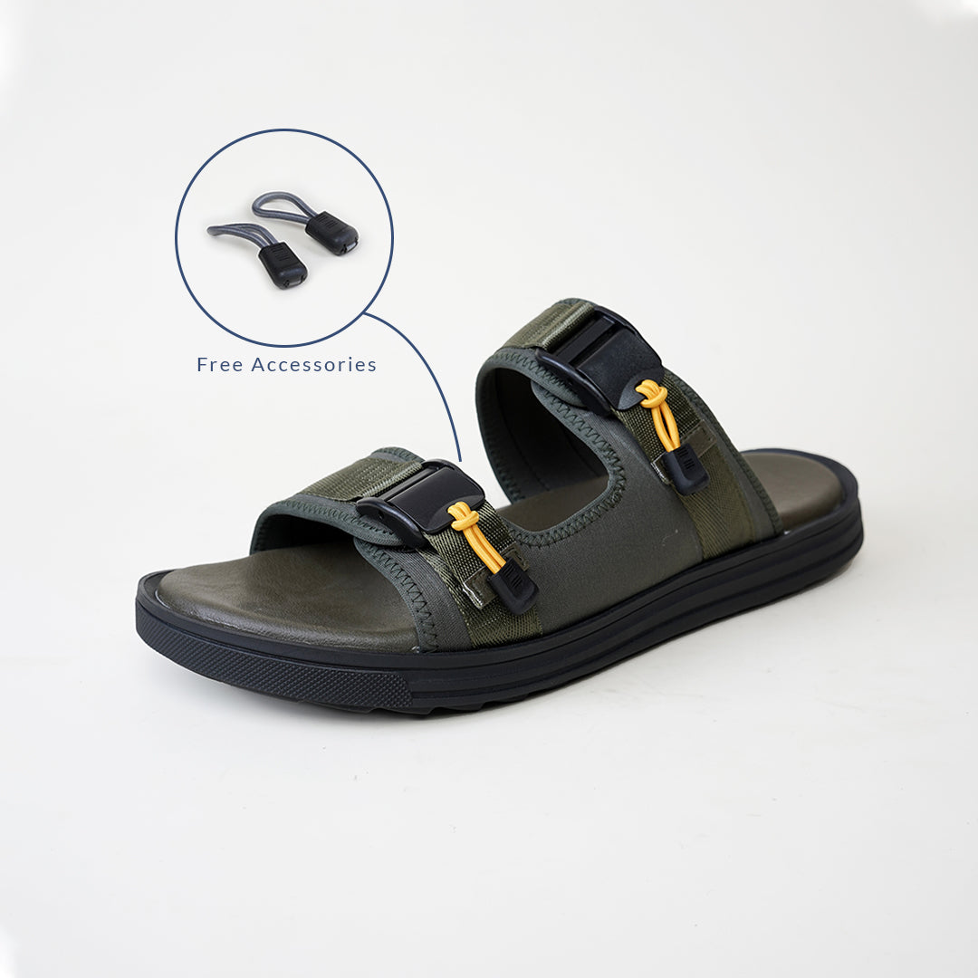 Sneakon Ease Sandals Olive - Men