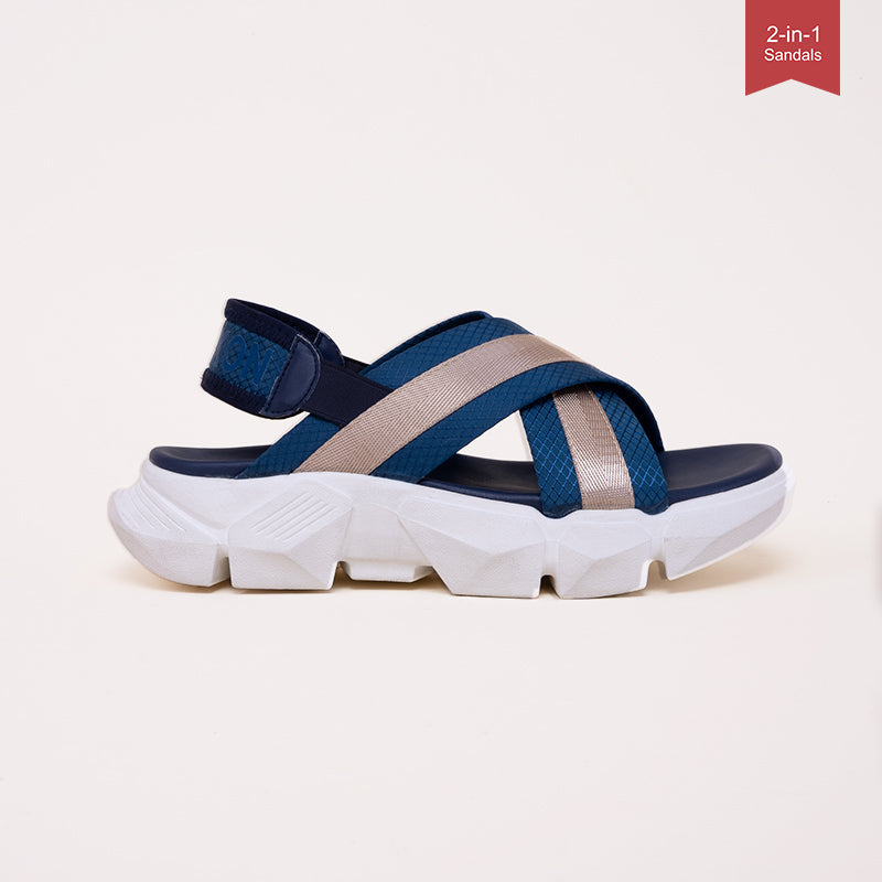 Sneakon 2in1 Ritz Sandal GoldenBlue - Women