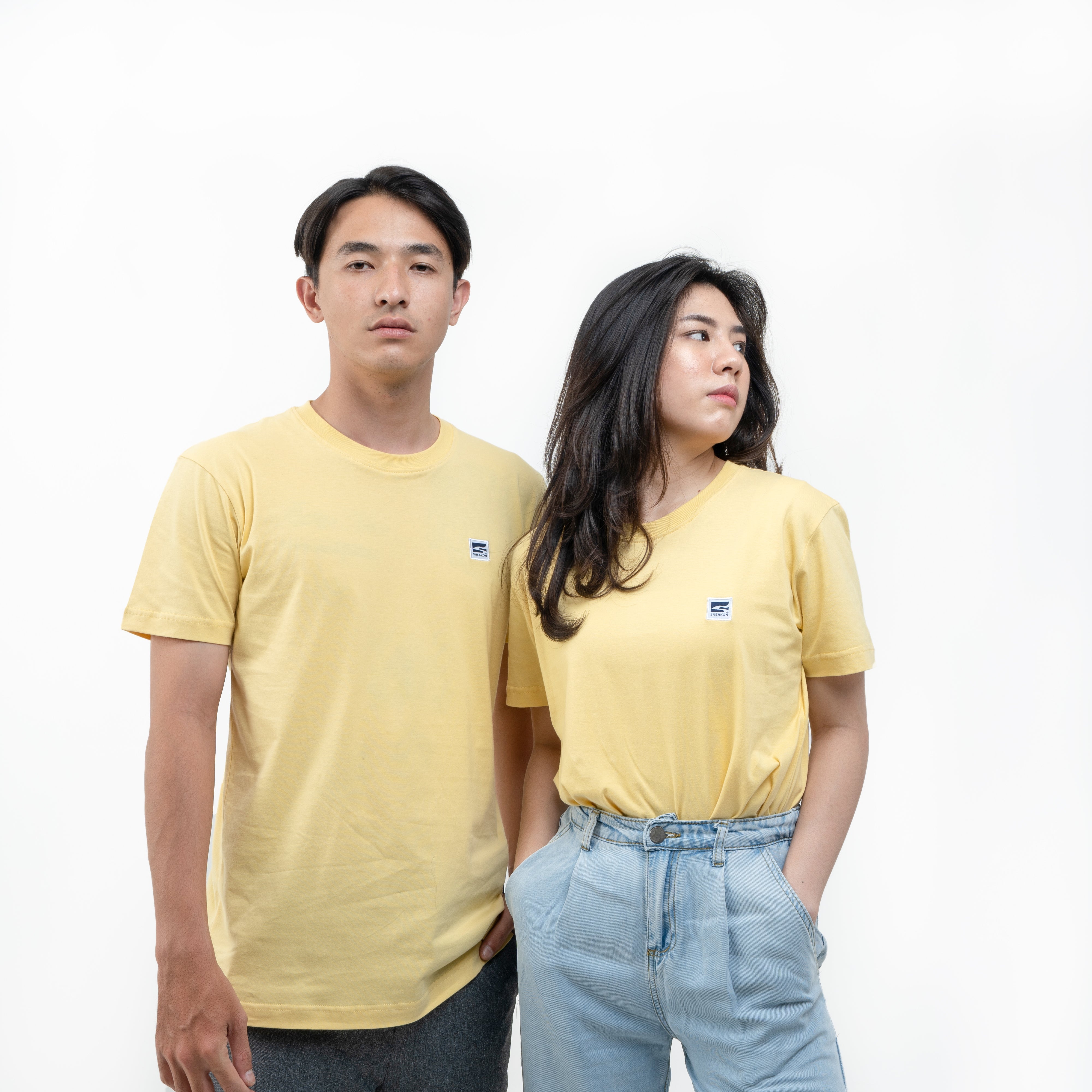 Sneakon Unisex Basic Tshirt Lemon