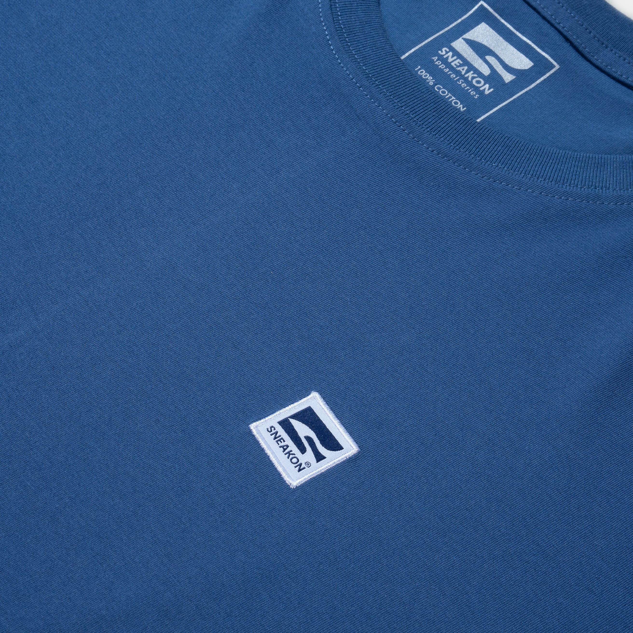 Sneakon Unisex Basic Tshirt Dutch Blue