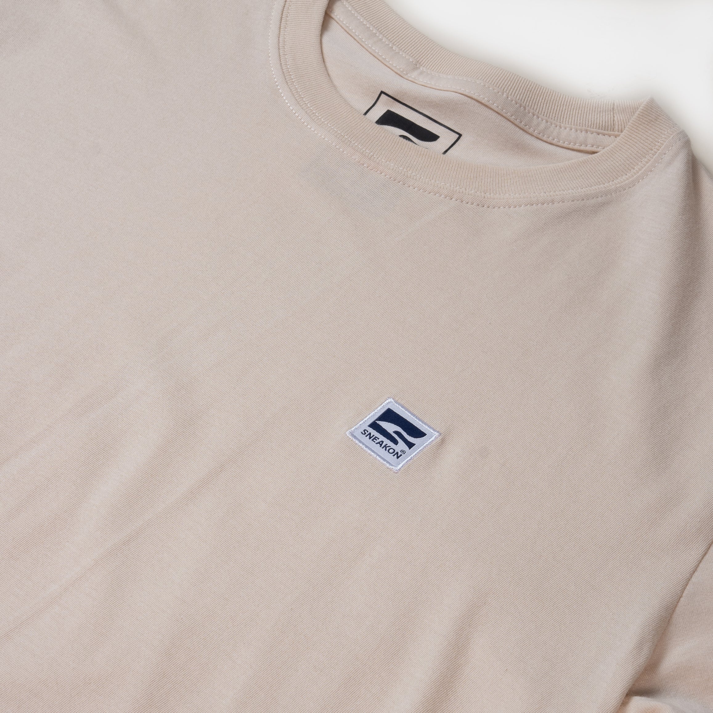 Sneakon Unisex Basic Tshirt Cream