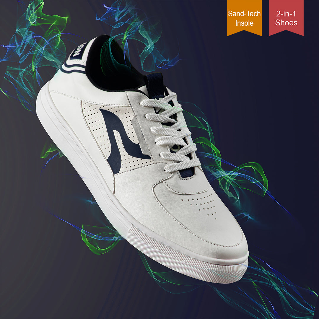 Sneakon 2in1 Luminous Whitenavy - Men