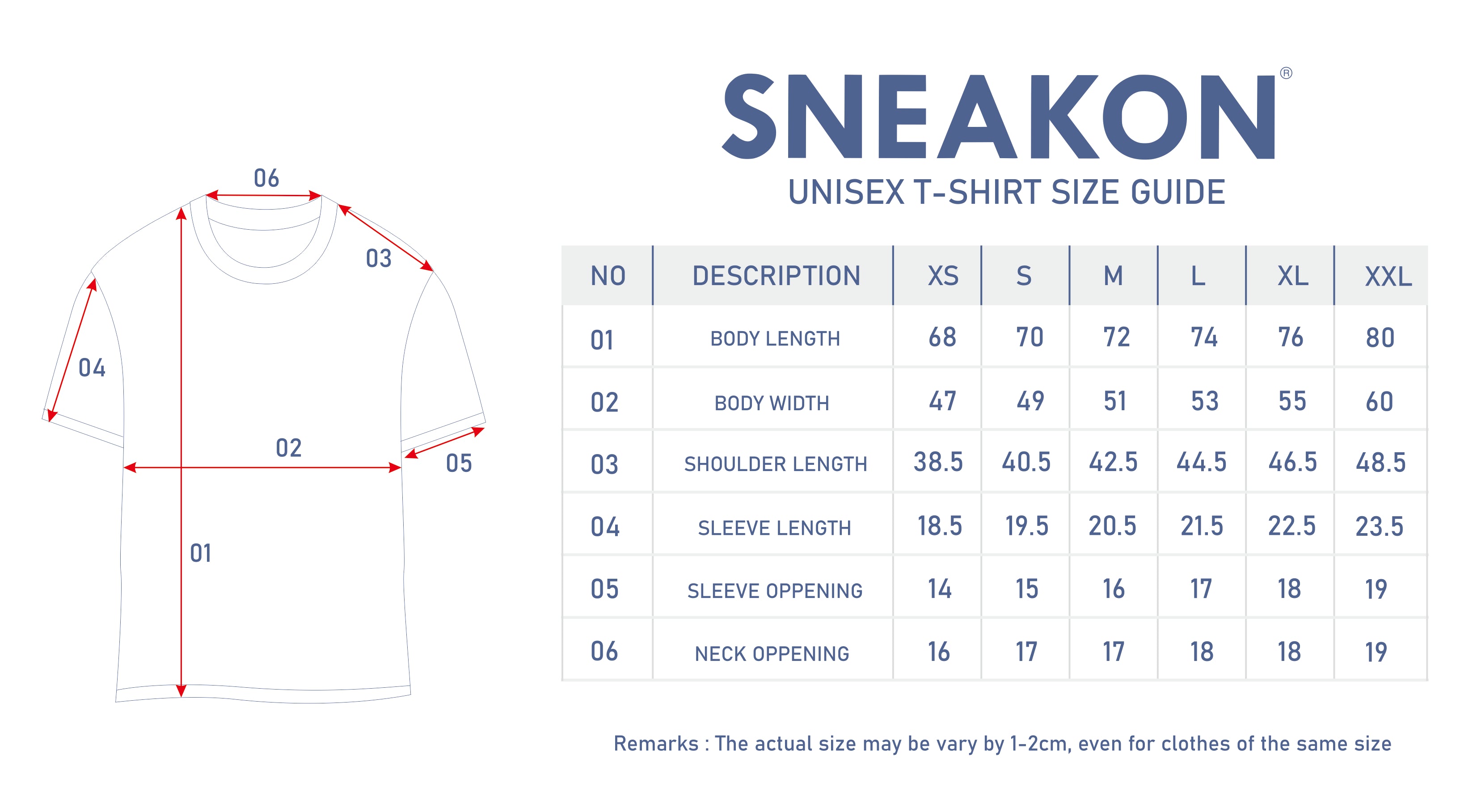 Sneakon Unisex Basic Tshirt Cream