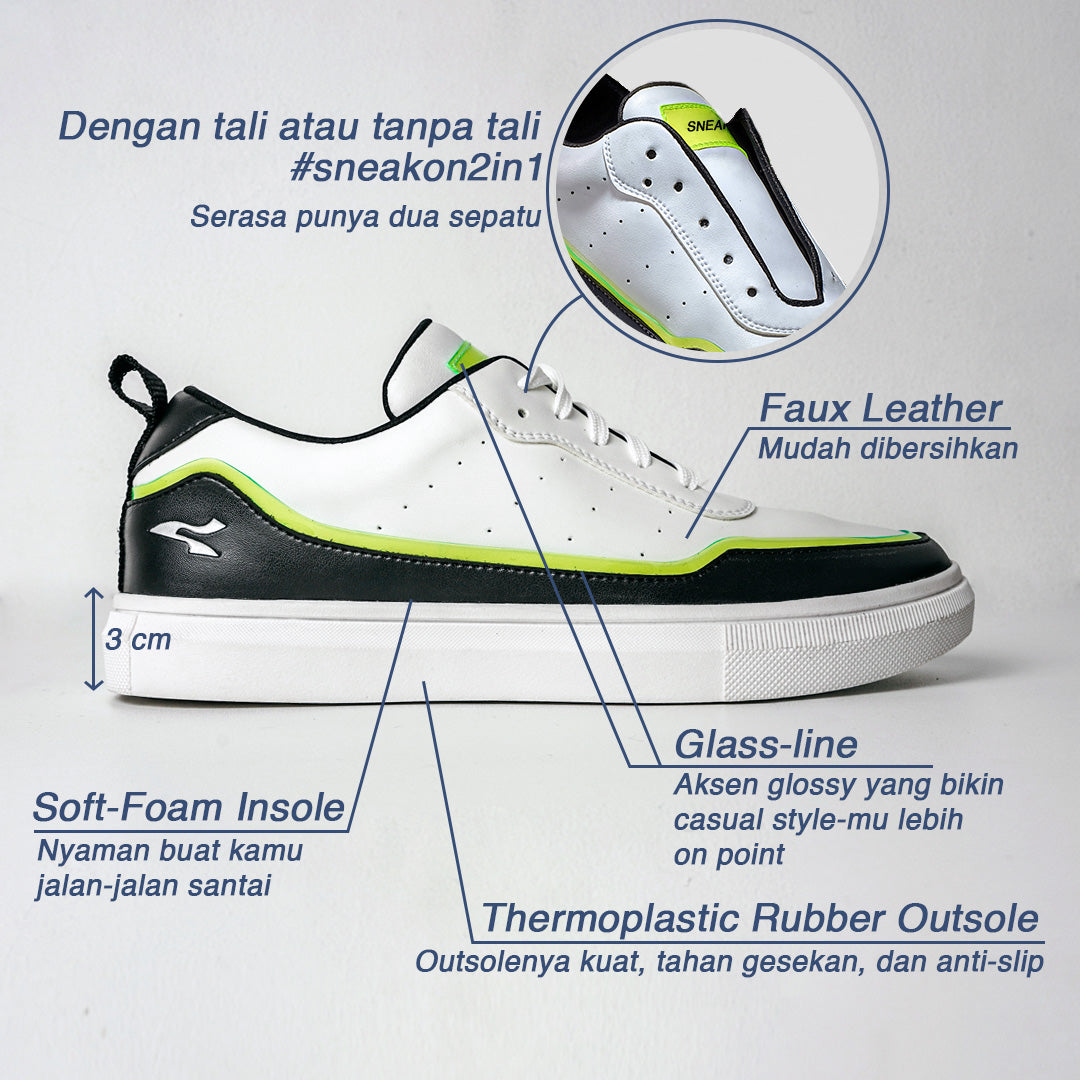 Sneakon 2in1 Ace Lime - Women