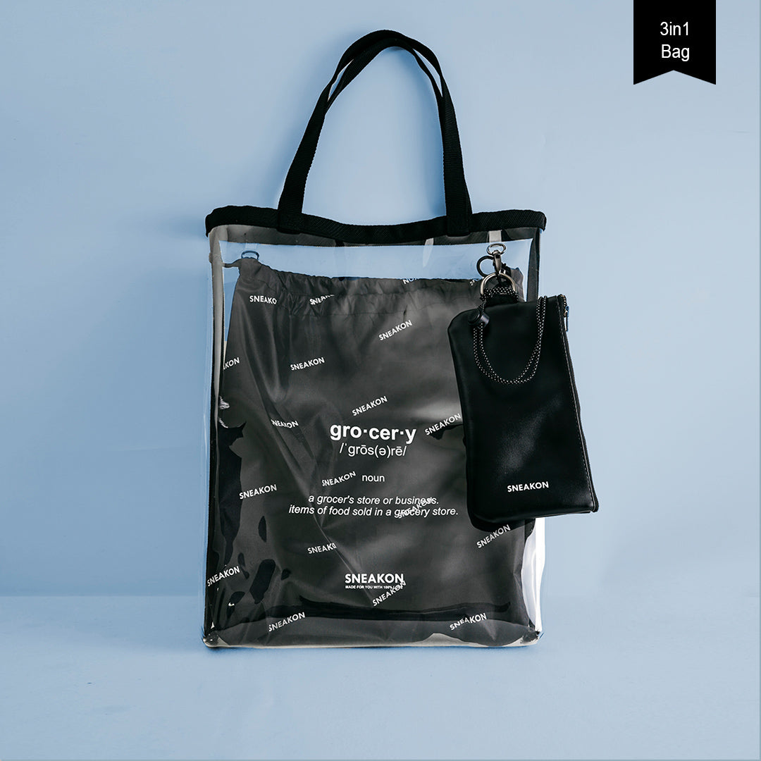 Sneakon 3in1 Glossbag Black - Unisex