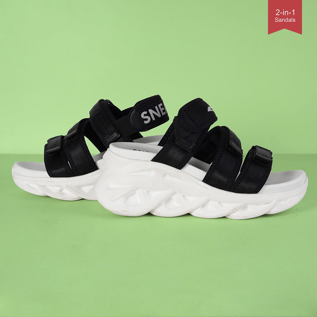 Sneakon 2in1 Grace Sandal Black - Women