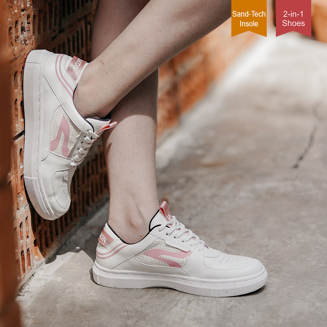 Sneakon 2in1 Luminous Whitepink - Women