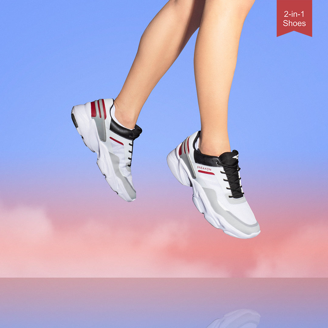 Sneakon 2in1 Prime RedWhite- Unisex