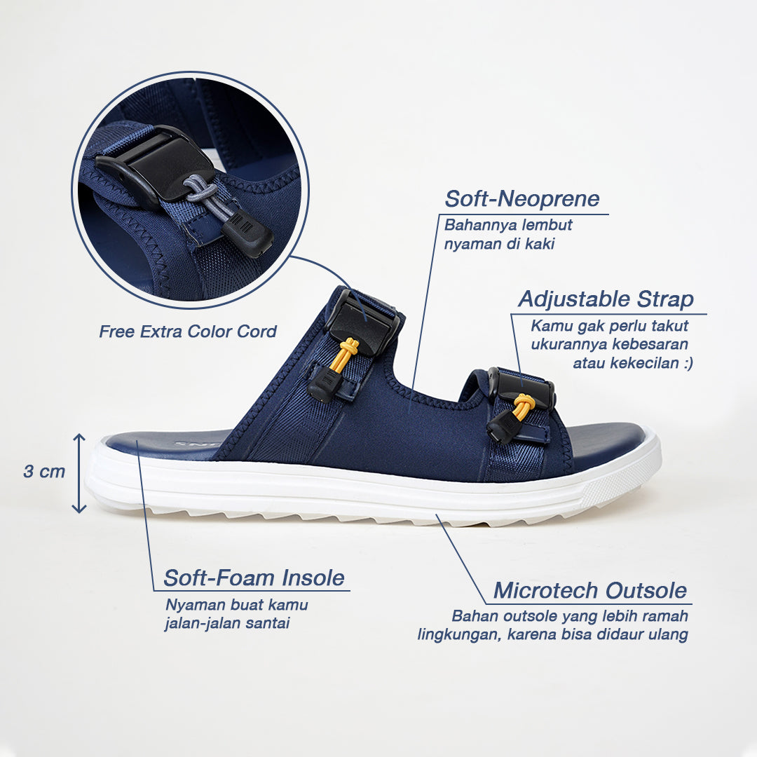 Sneakon Ease Sandals Navy - Men