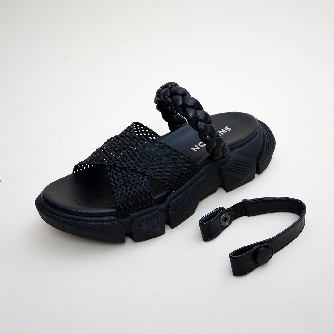 Sneakon 2in1 Vogue Sandal Black - Women