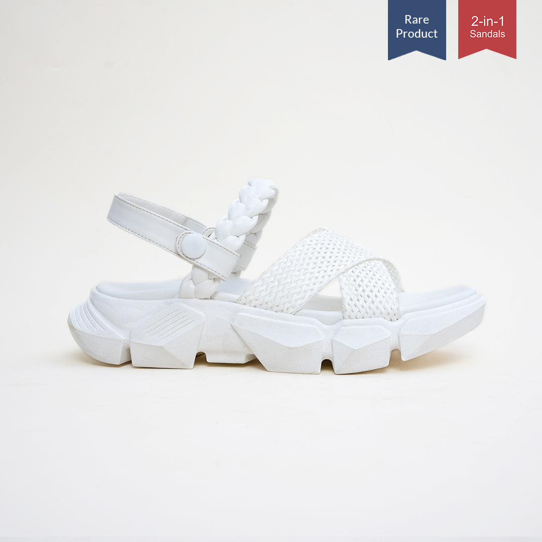 Sneakon 2in1 Vogue Sandal White - Women
