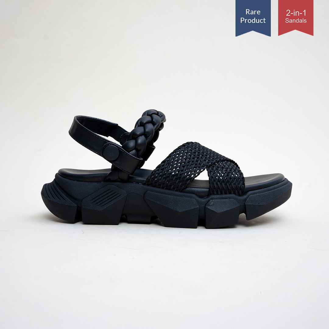 Sneakon 2in1 Vogue Sandal Black - Women