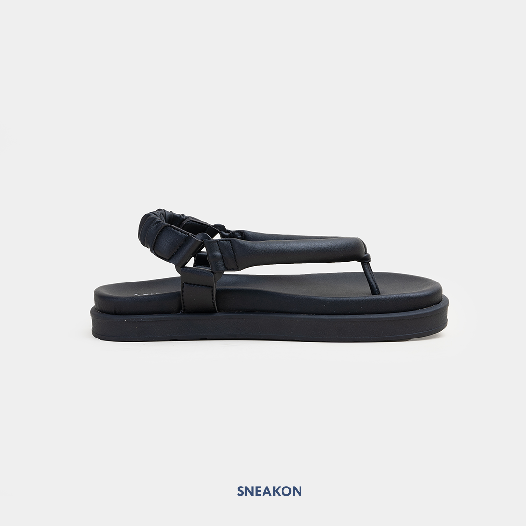 Sneakon Marshmallow Sandals Black - Women