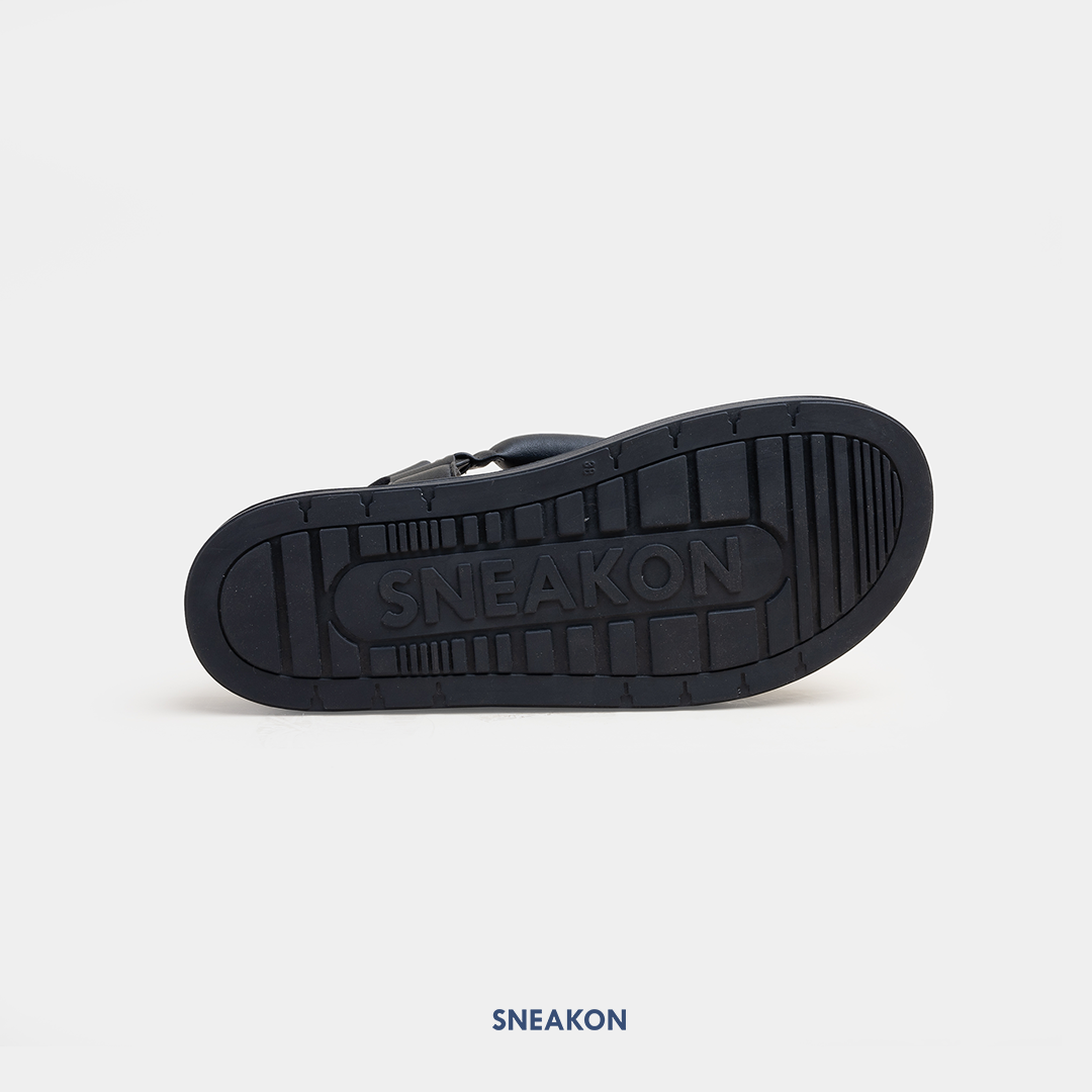 Sneakon Marshmallow Sandals Black - Women