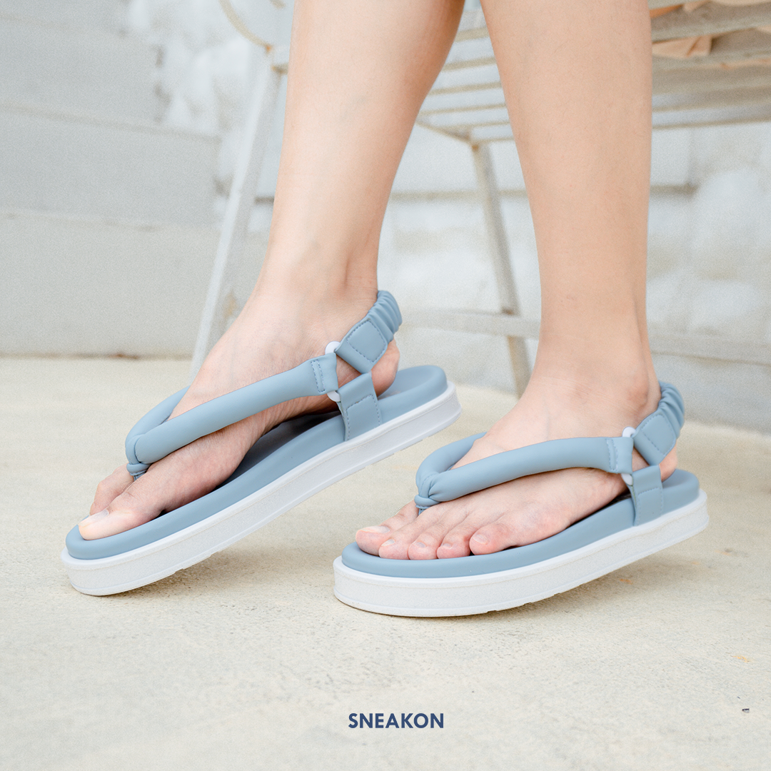 Sneakon Marshmallow Sandals Blue White - Women