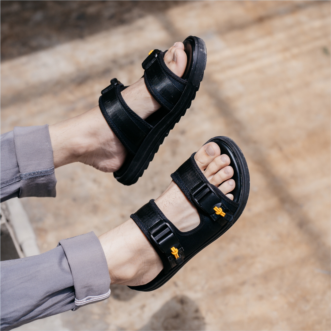 Sneakon Ease Sandals Black - Men