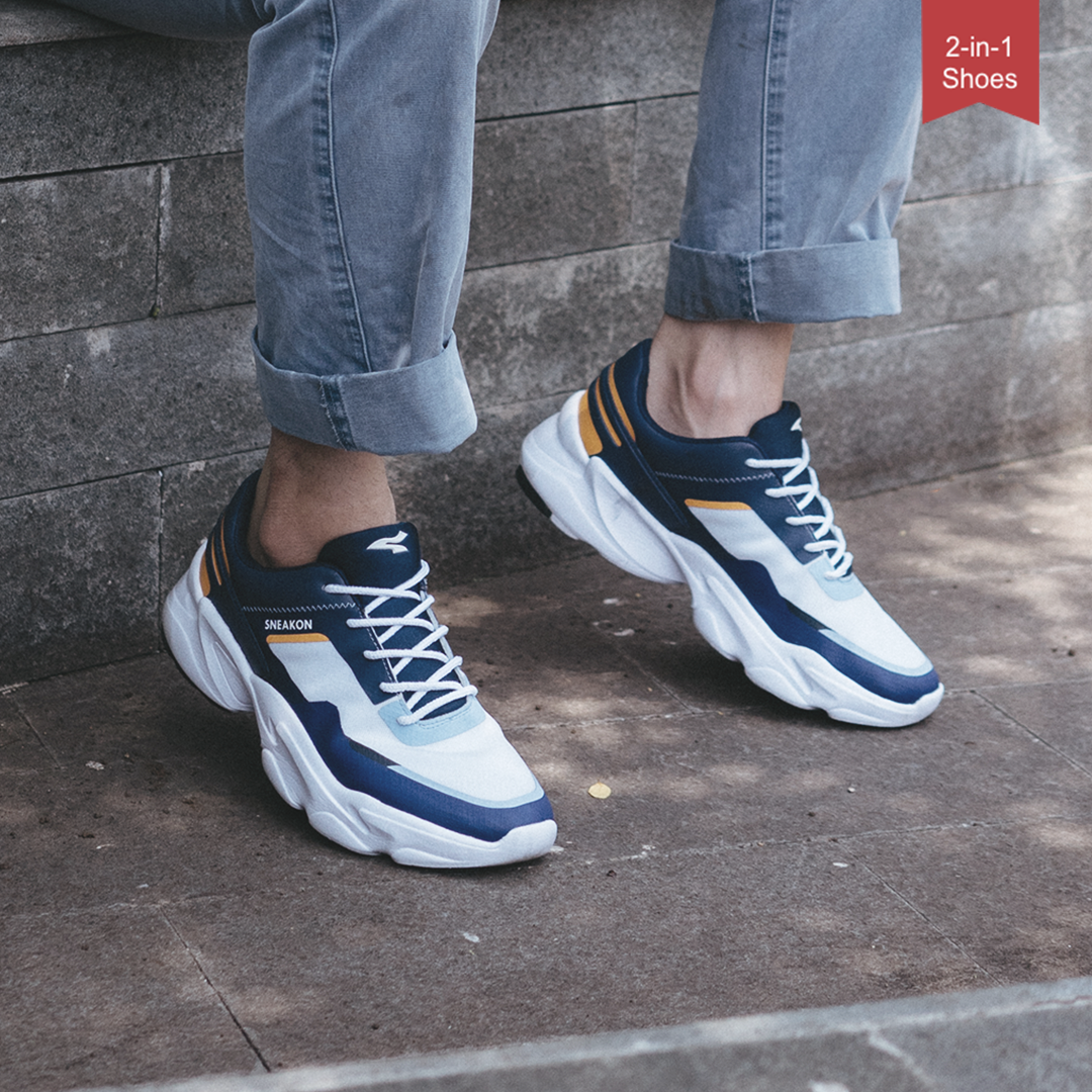 Sneakon 2in1 Prime BlueWhite- Unisex