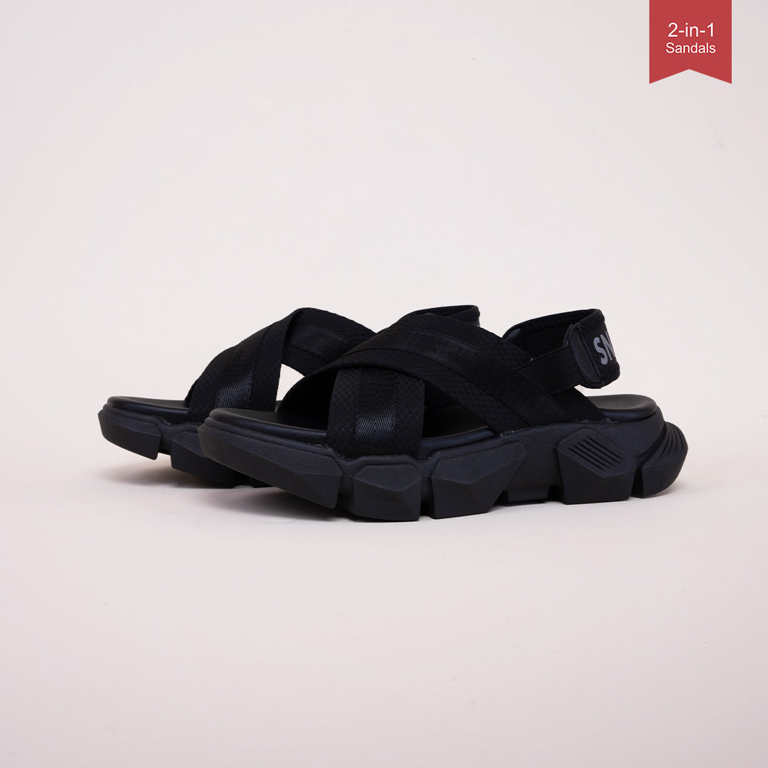 Sneakon 2in1 Ritz Sandal Black - Women
