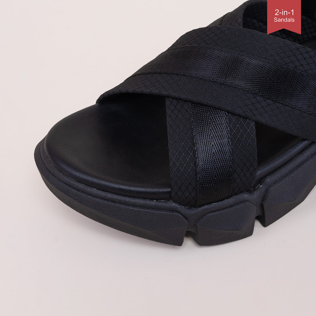 Sneakon 2in1 Ritz Sandal Black - Women