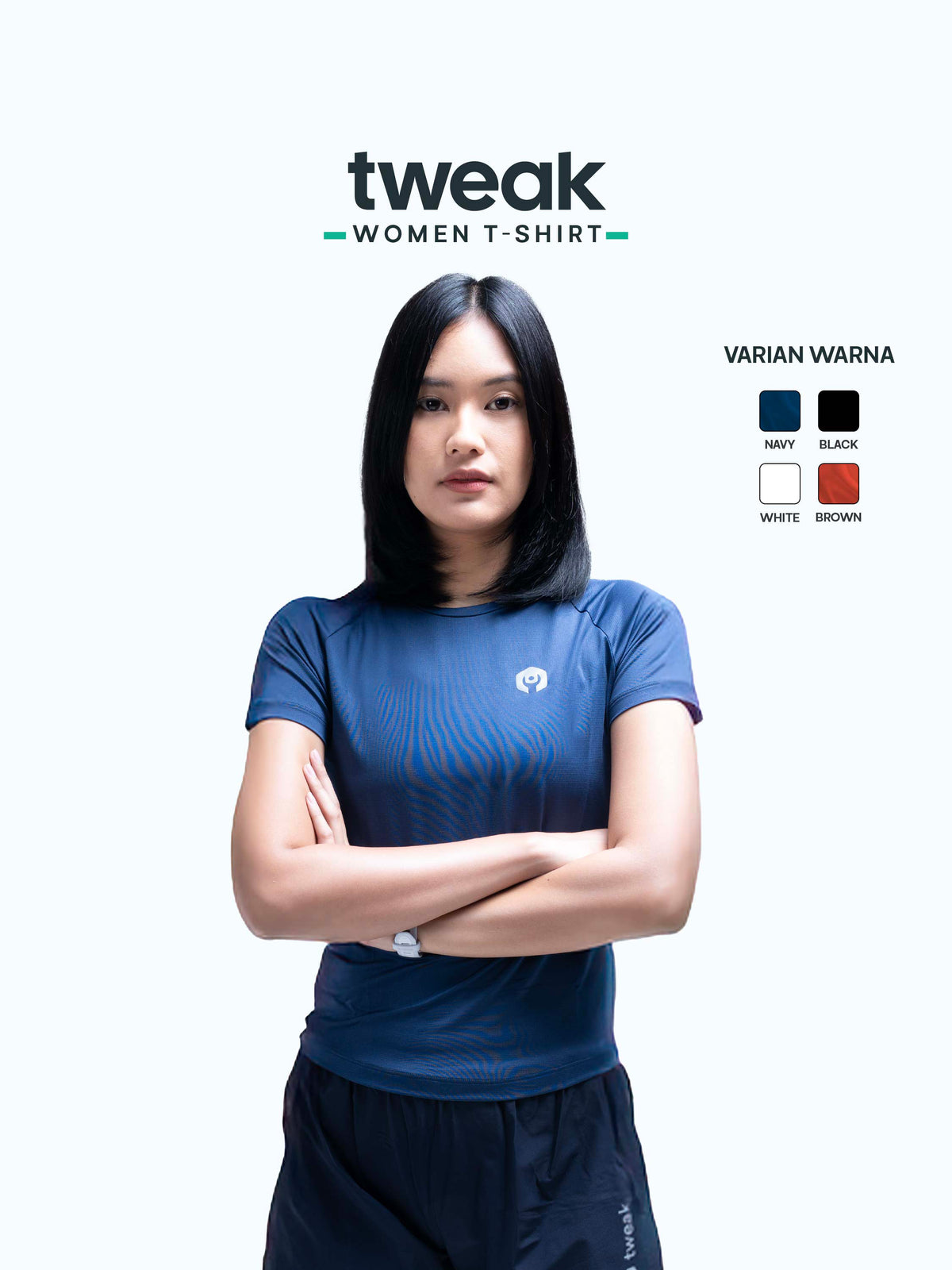 TWEAK Basic Tshirt Navy - Women