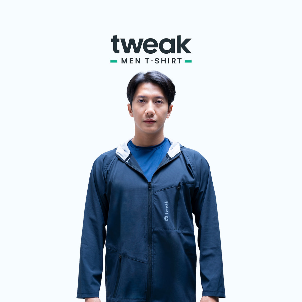 TWEAK  Training Hoodie Jacket Navy - Men