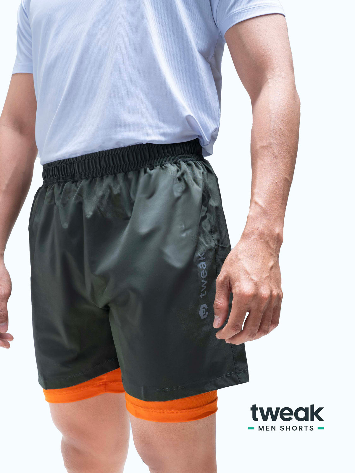 TWEAK Short OliveOrange - Men