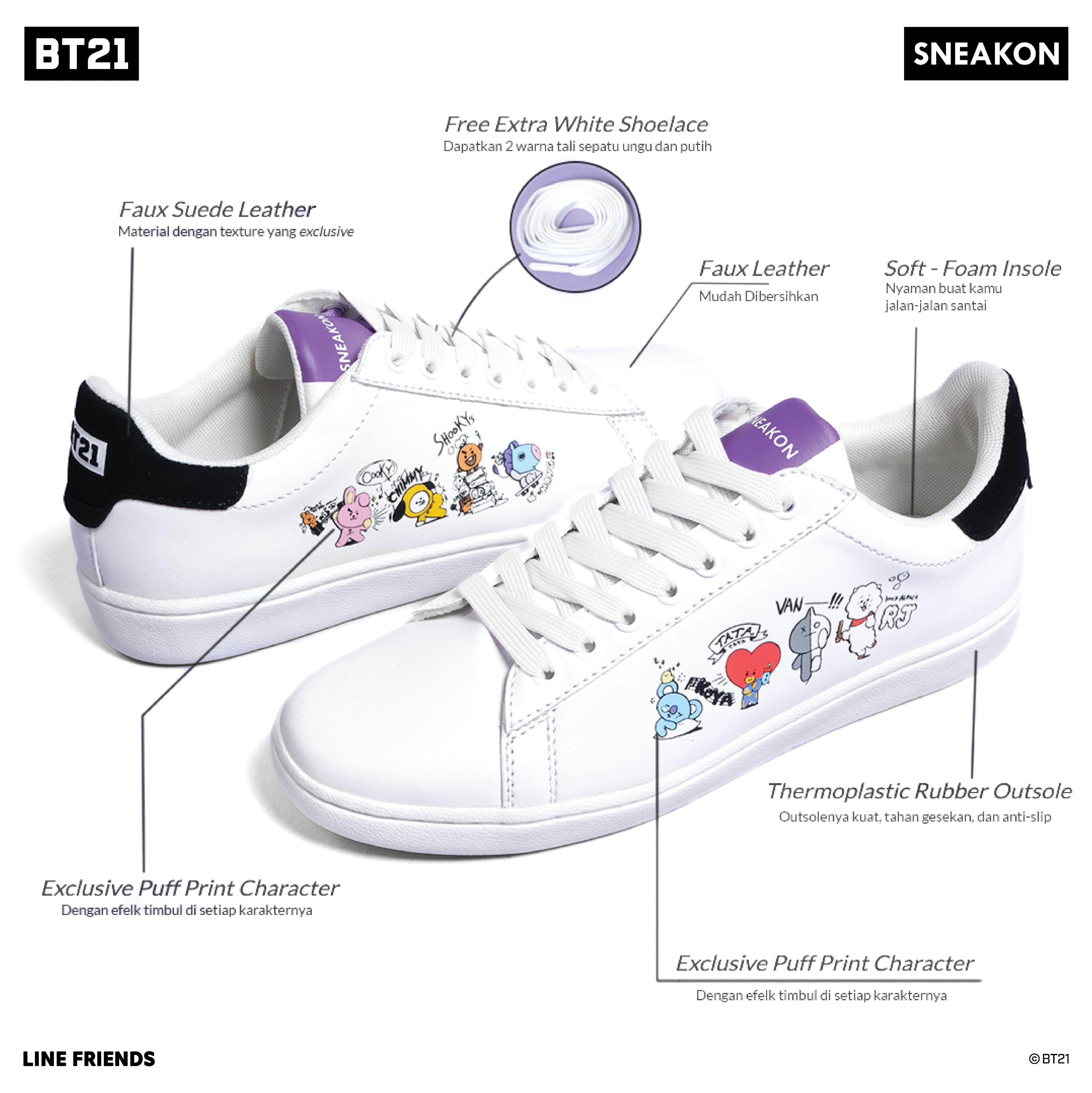 Sneakon BT21 Doodle Sneakers