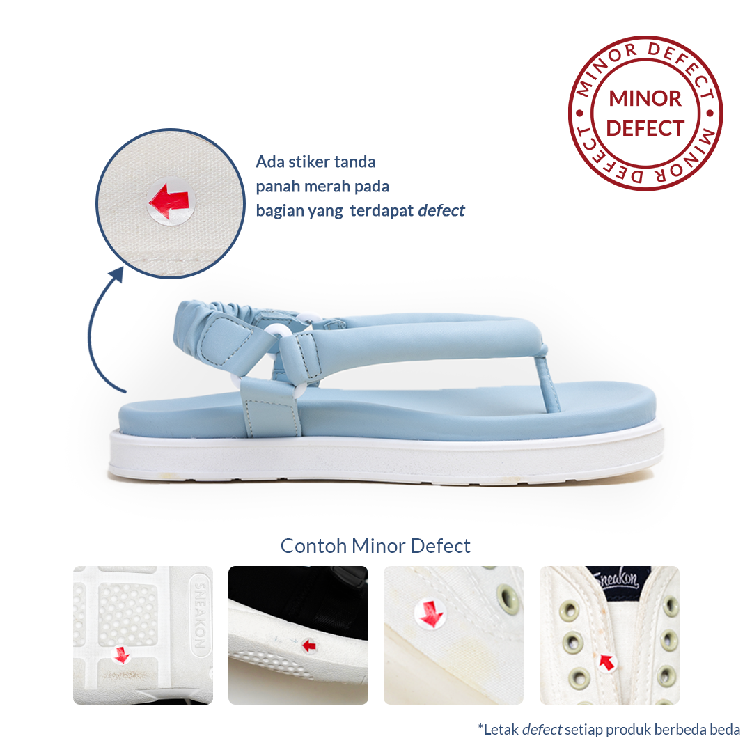 [Minor Defect] Sneakon Marshmallow Sandals Blue White - Women