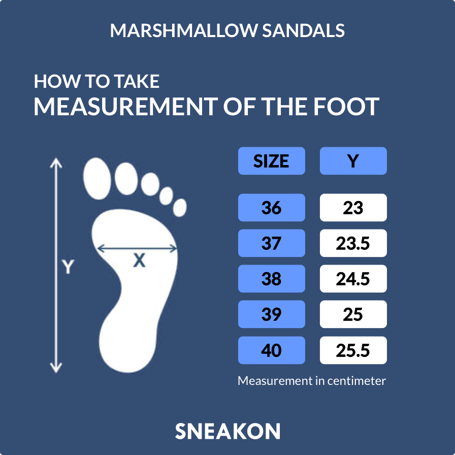 CS - Marshmallow Sandals Blue White - Women