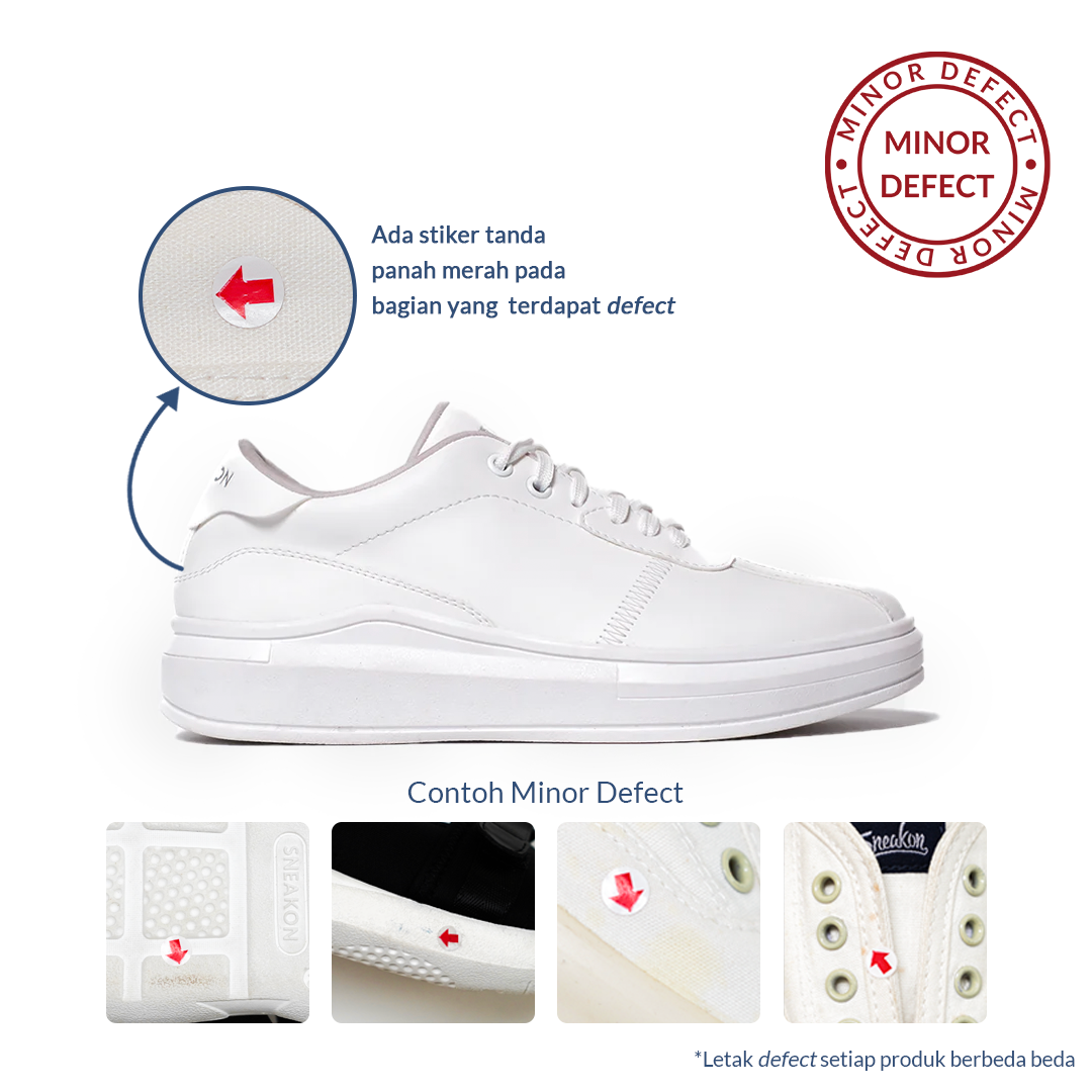 [Minor Defect] Sneakon 2in1 Ultra AllWhite - Women