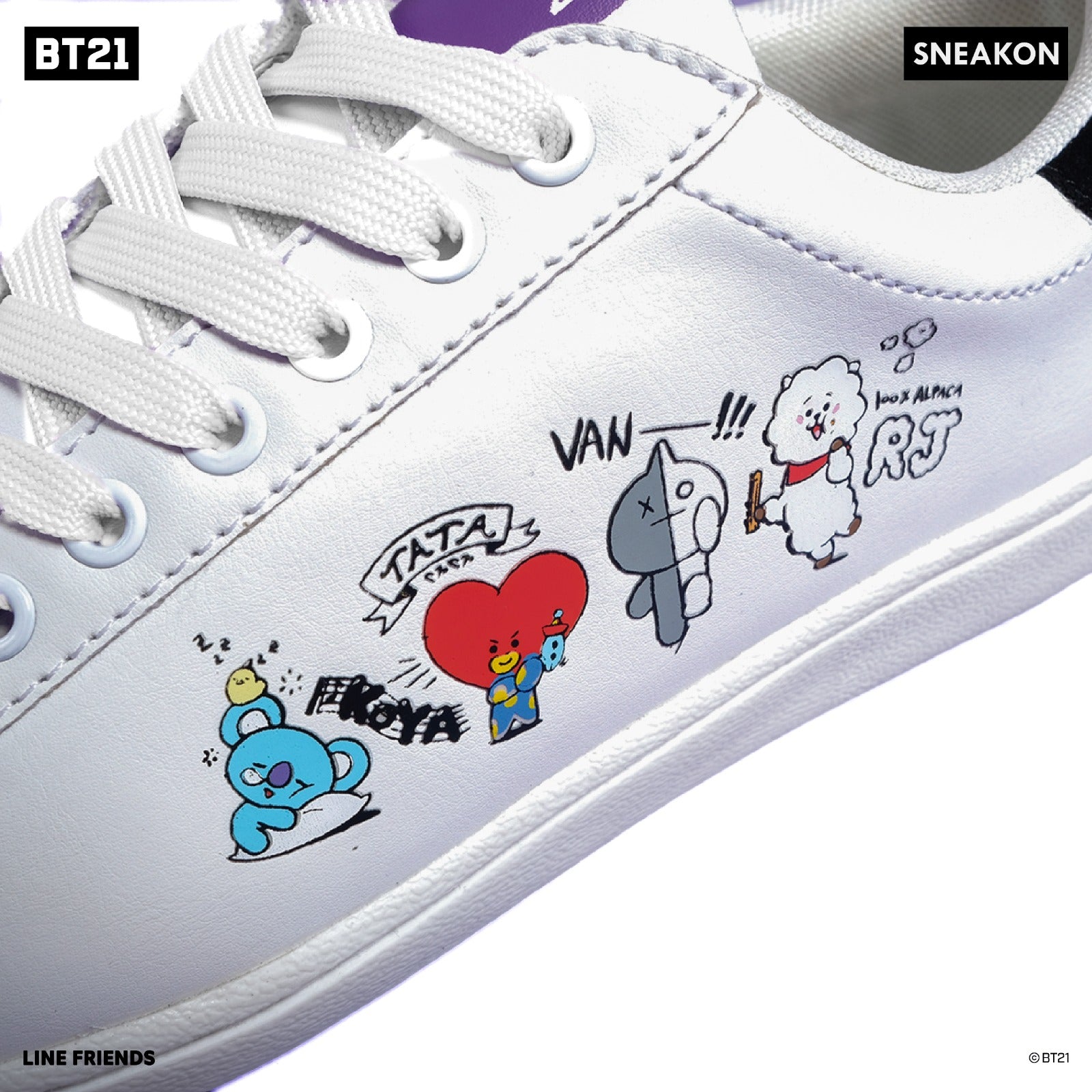 Sneakon BT21 Doodle Sneakers