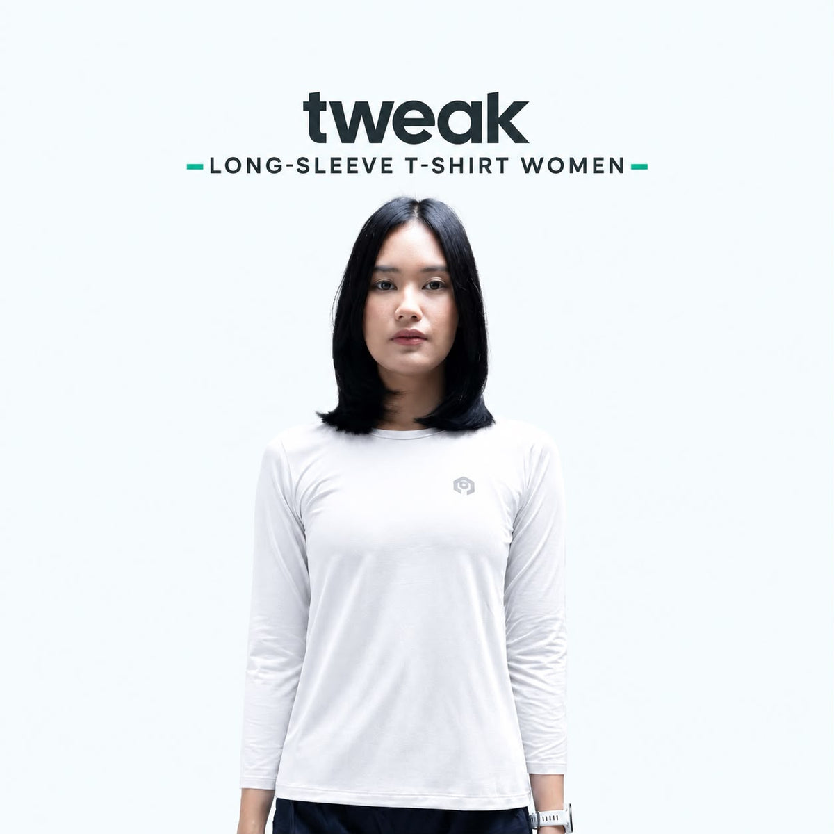 TWEAK  Long Sleeve Tshirt White - Women